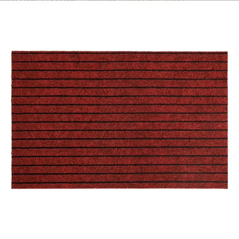 Modern Minimalist Striped Floor Mat – Washable & Stain-Resistant