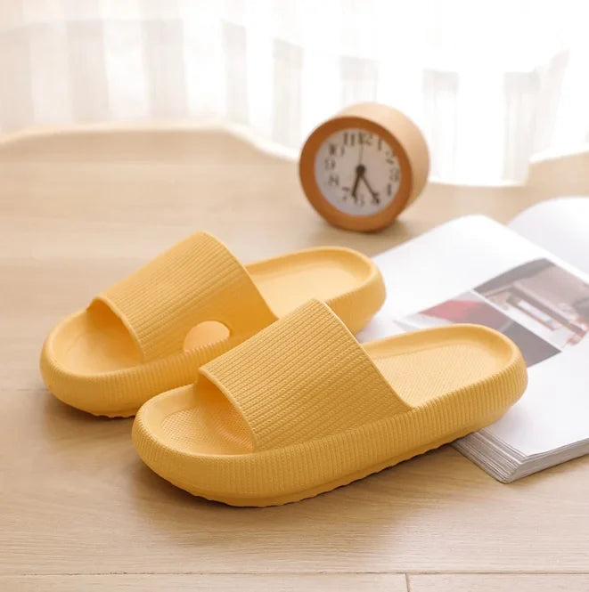 Thick Platform Cloud Slides – EVA Pillow Sole Slippers