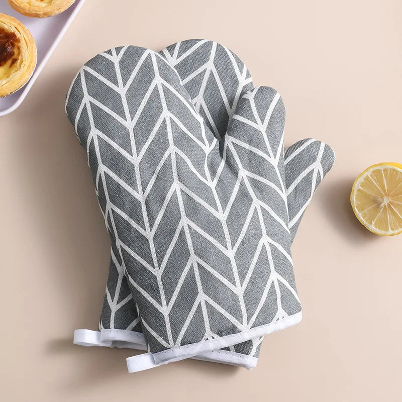 Oven Mitts Heat Resistant Kitchen Gloves – Set of 2