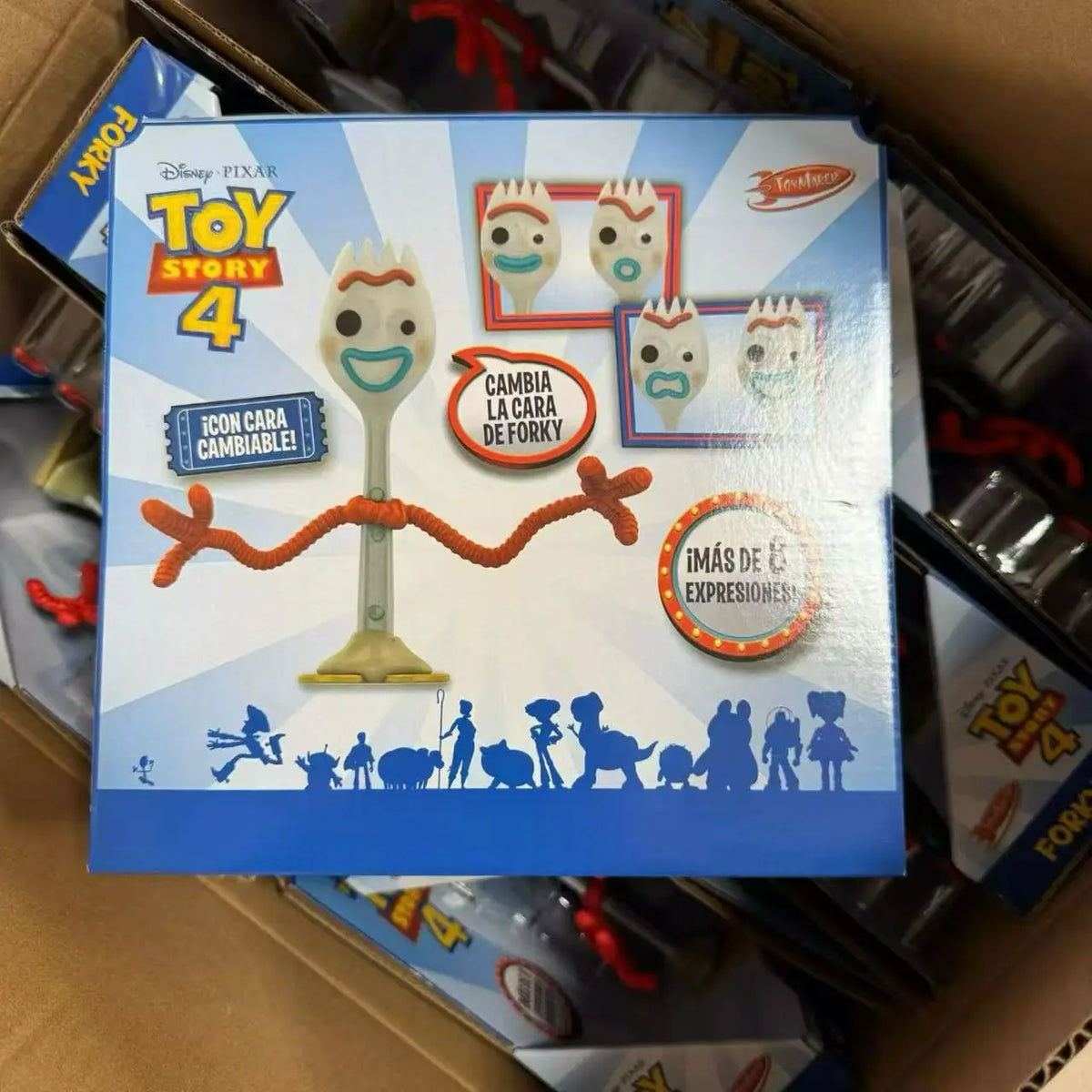 Toy Story 4 Forky Action Figure – 18cm with Interchangeable Faces