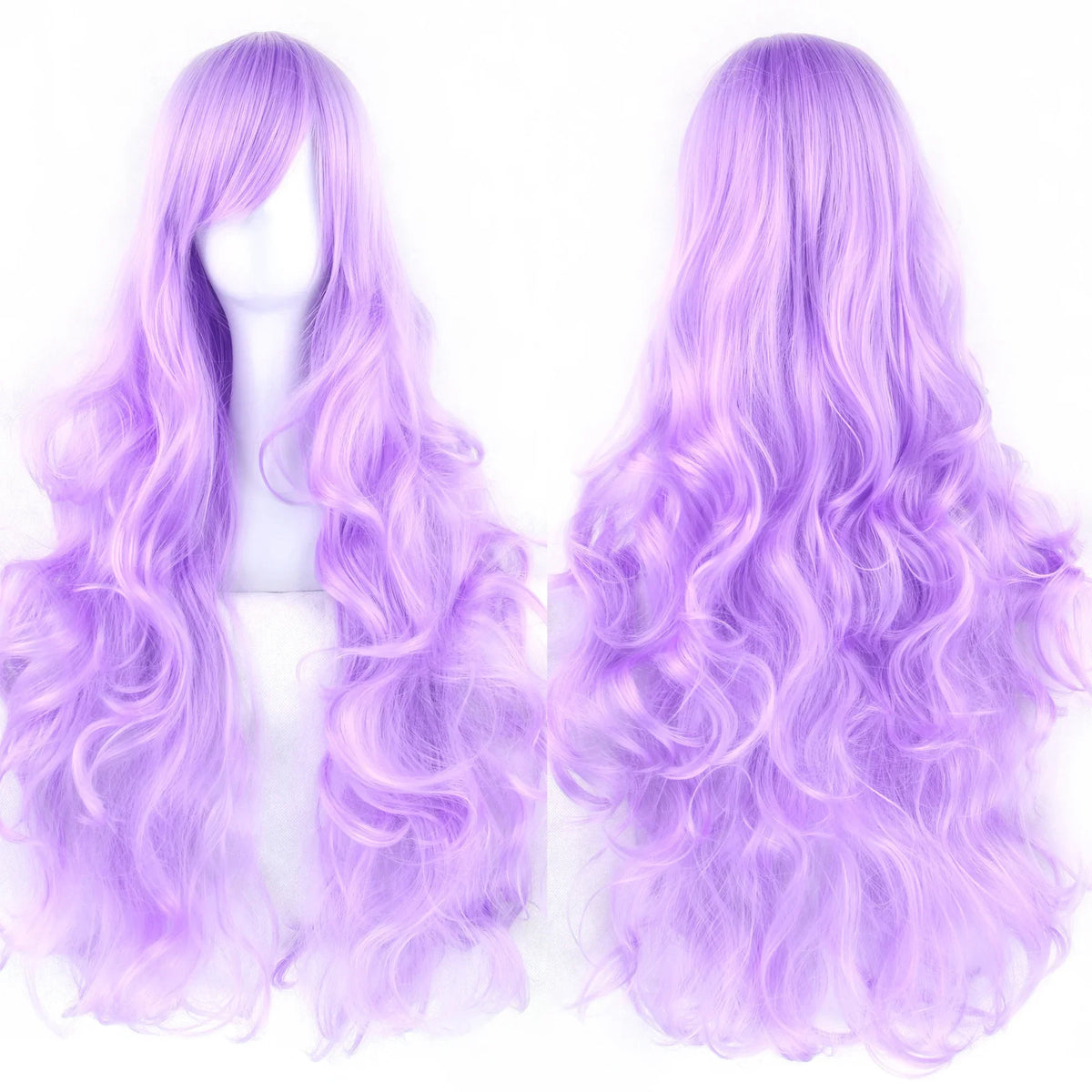 Long Curly Cosplay Wig – Synthetic Party Wig for Women