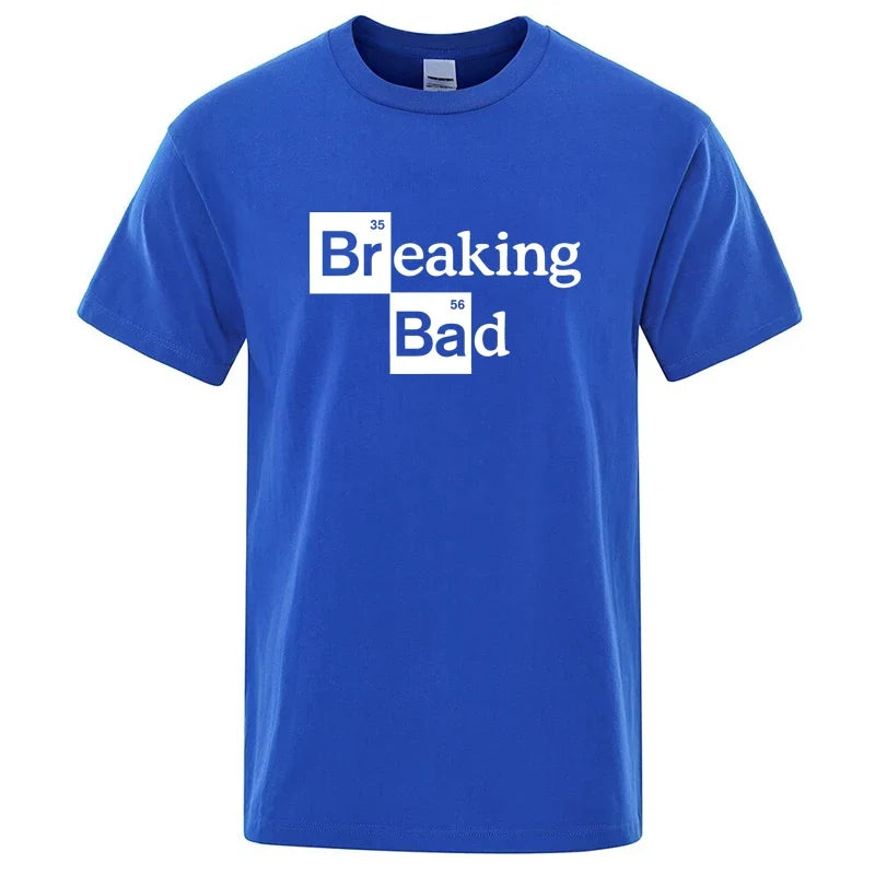 Heisenberg Graphic T Shirt Cotton Blend Casual Short Sleeve Tee