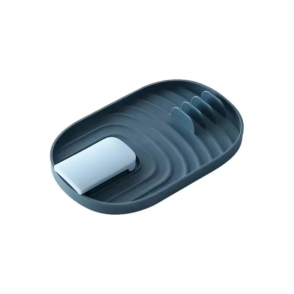 Silicone Spoon Rest & Utensil Holder – Kitchen Organizer