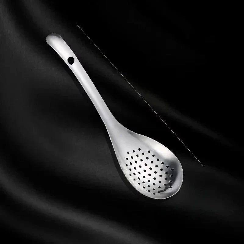 Stainless Steel Skimmer Spoon – Perforated Strainer Ladle