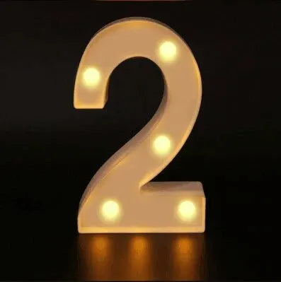 LED Marquee Letter & Number Light – Alphabet Night Lamp