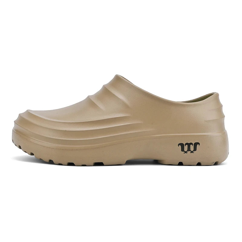 Men’s Waterproof Non Slip Chef Clogs Garden & Beach Shoes Size 36–48