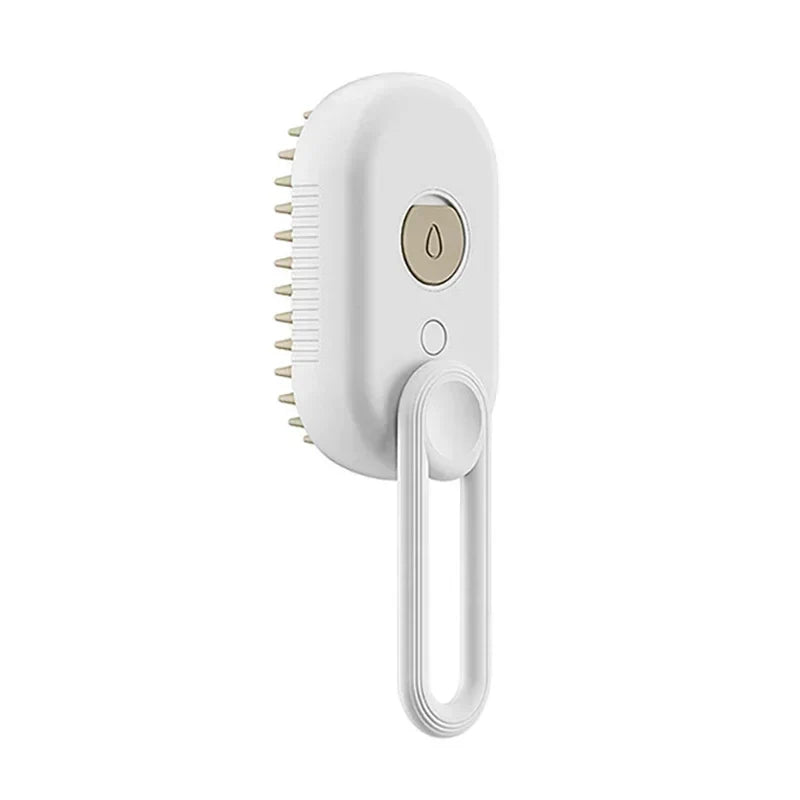 3-in-1 Steam Pet Brush for Cats & Dogs – Self-Cleaning Grooming Comb