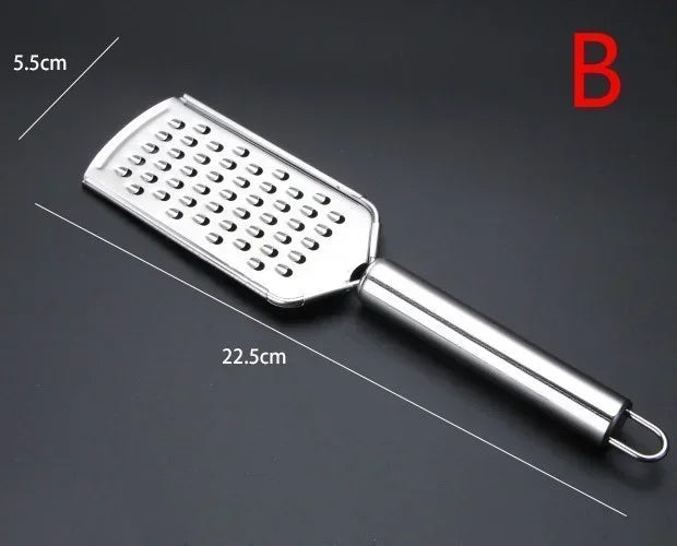 Stainless Steel Handheld Cheese Grater – Multi-Purpose Kitchen Tool