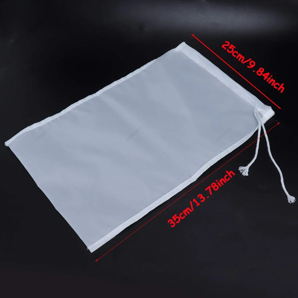 Nylon Mesh Filter Bag – Nut Milk, Soy Milk & Food Strainer