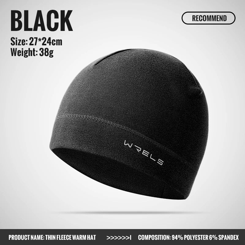 Wrels Thermal Running Beanie Hat – Lightweight Stretch Skull Cap for Sports