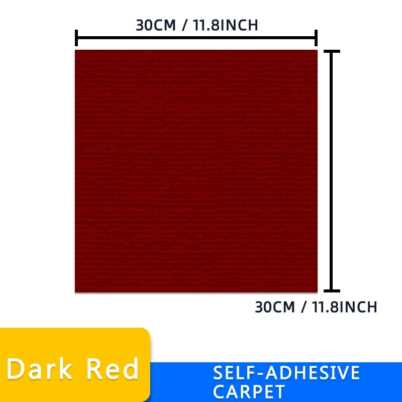 Self-Adhesive Carpet Tiles 40pcs – 30x30cm Peel & Stick Floor Mat