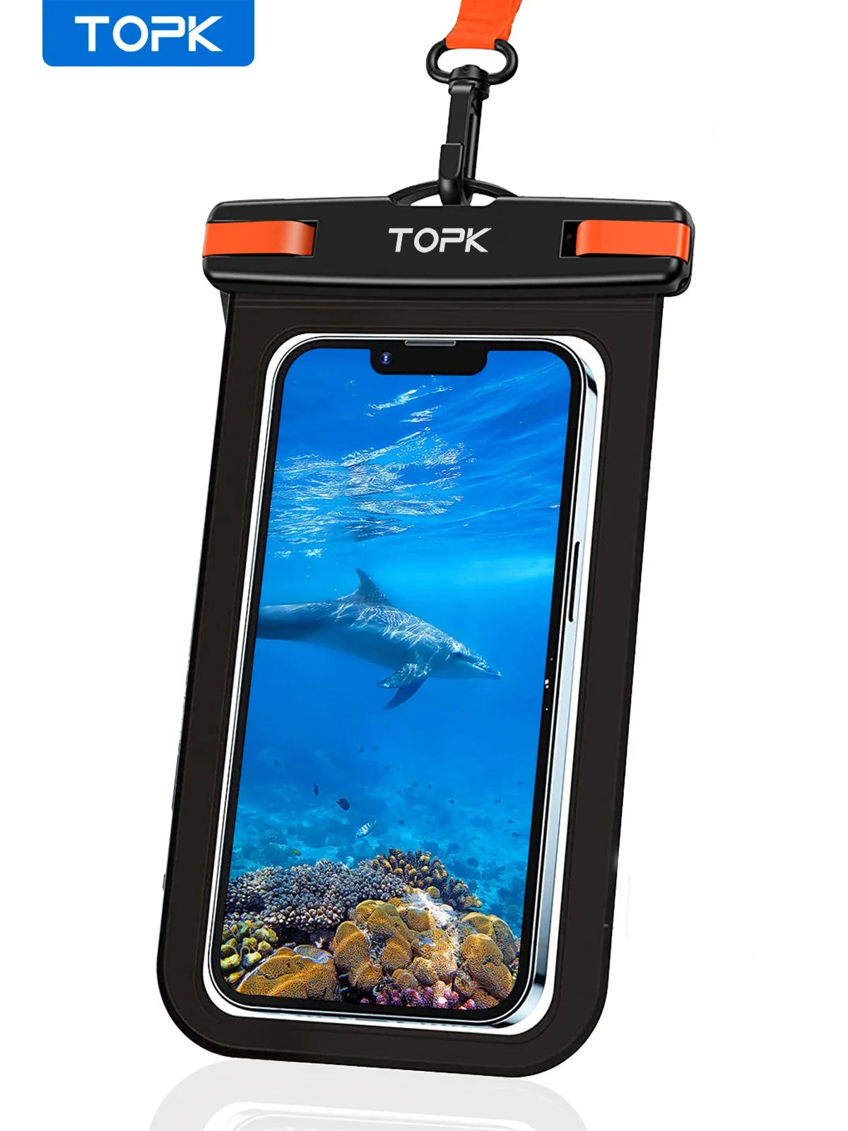 IPX8 Waterproof Phone Case Dry Bag with Lanyard – Universal Fit up to 7.0"