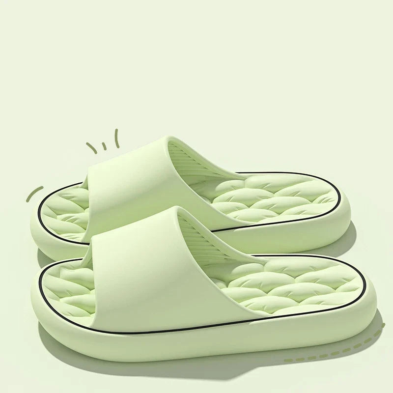 EVA Cloud Slide Slippers – Thick Cushion Non-Slip Indoor Shoes