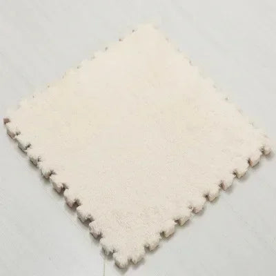 Soft Plush Interlocking Play Mat Tiles for Kids – 30x30cm Puzzle Carpet