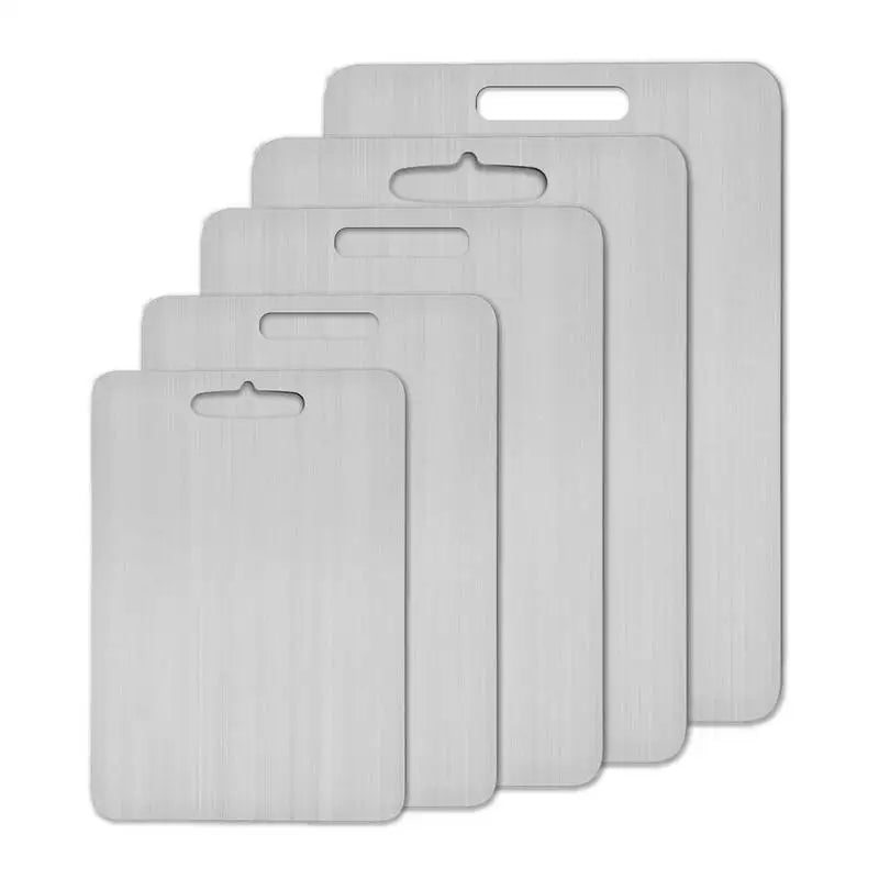 Stainless Steel Cutting Board 304 – Double Sided, Food Grade