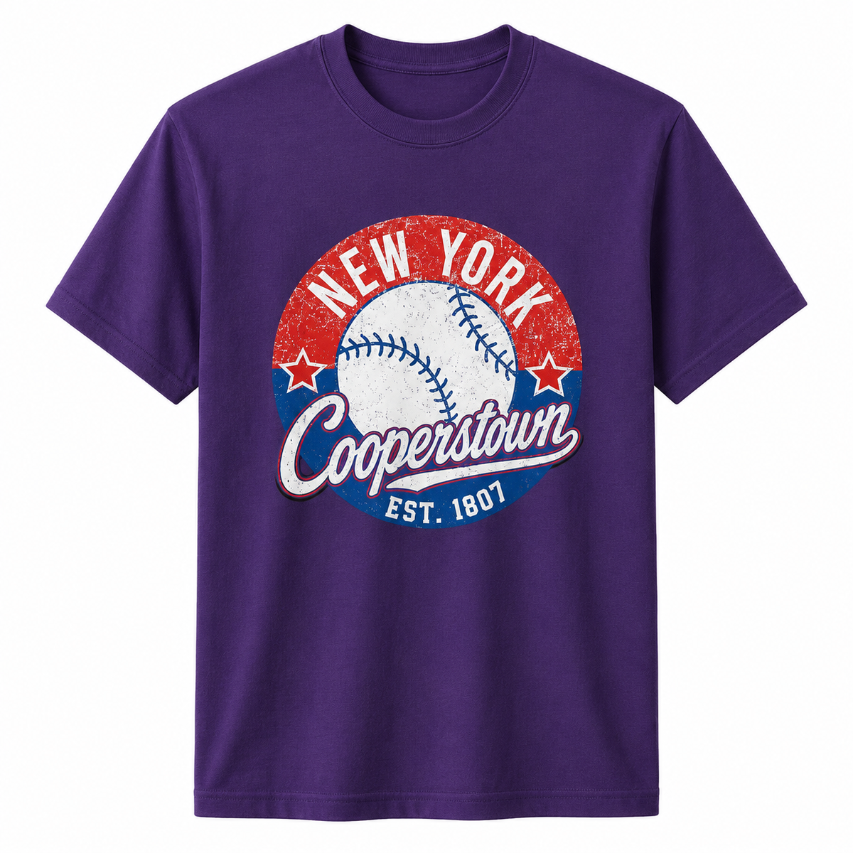 Cooperstown New York Vintage Baseball Shirt