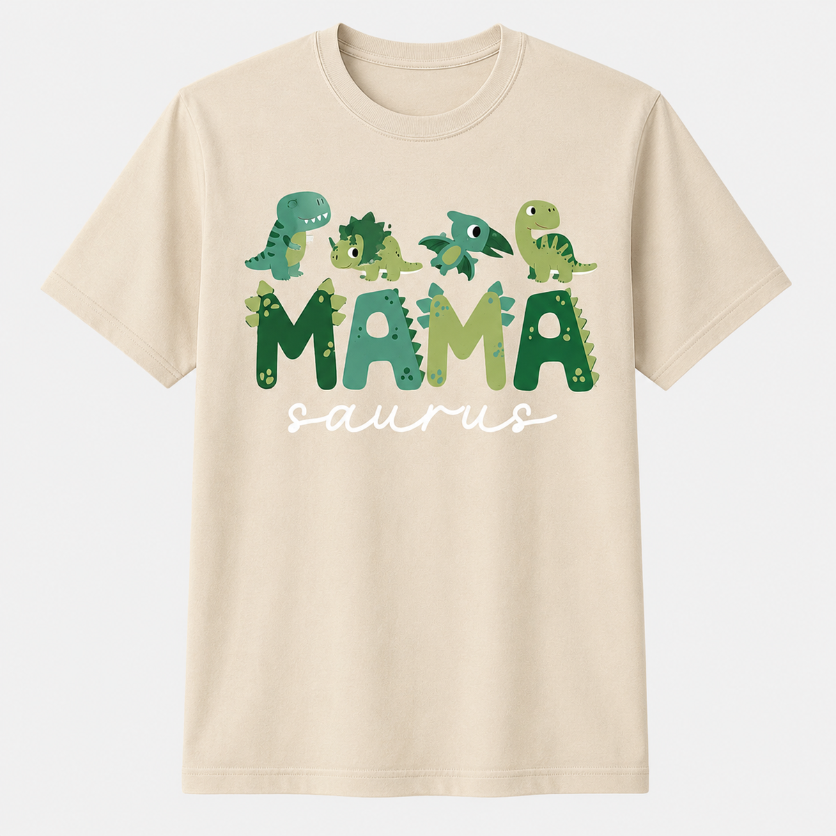 Mamasaurus Funny Mom Dinosaur Family Birthday T-Shirt