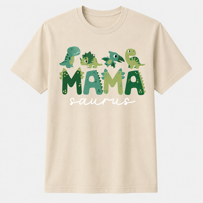 Mamasaurus Funny Mom Dinosaur Family Birthday T-Shirt