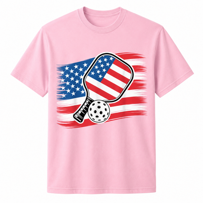 Pickleball American Flag 4th of July Shirt