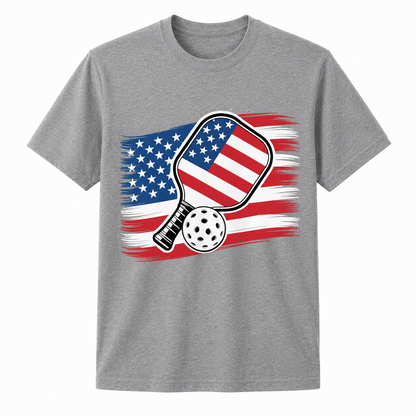 Pickleball American Flag 4th of July Shirt