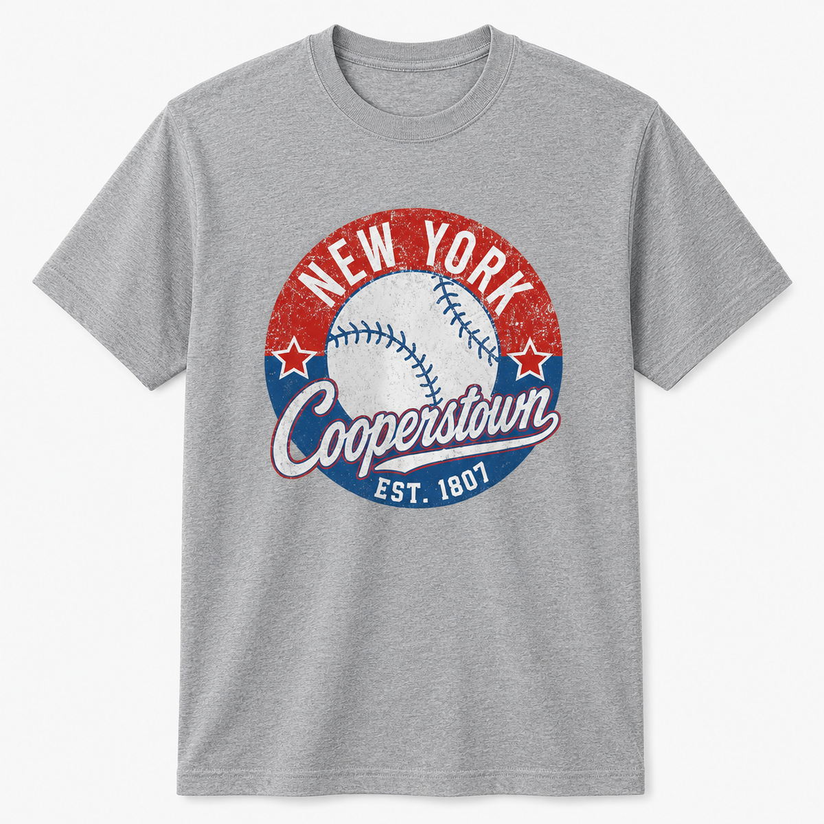 Cooperstown New York Vintage Baseball Shirt
