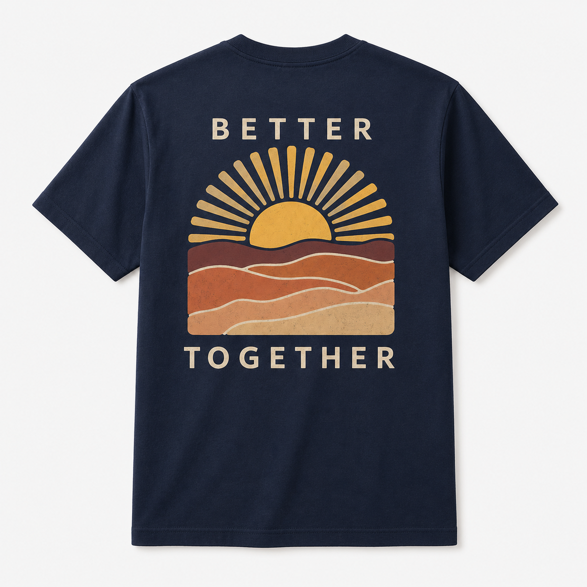 Better Together Sunset Graphic T-Shirt – Matching Couple Tee
