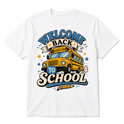 Welcome Back To School School Bus Shirt
