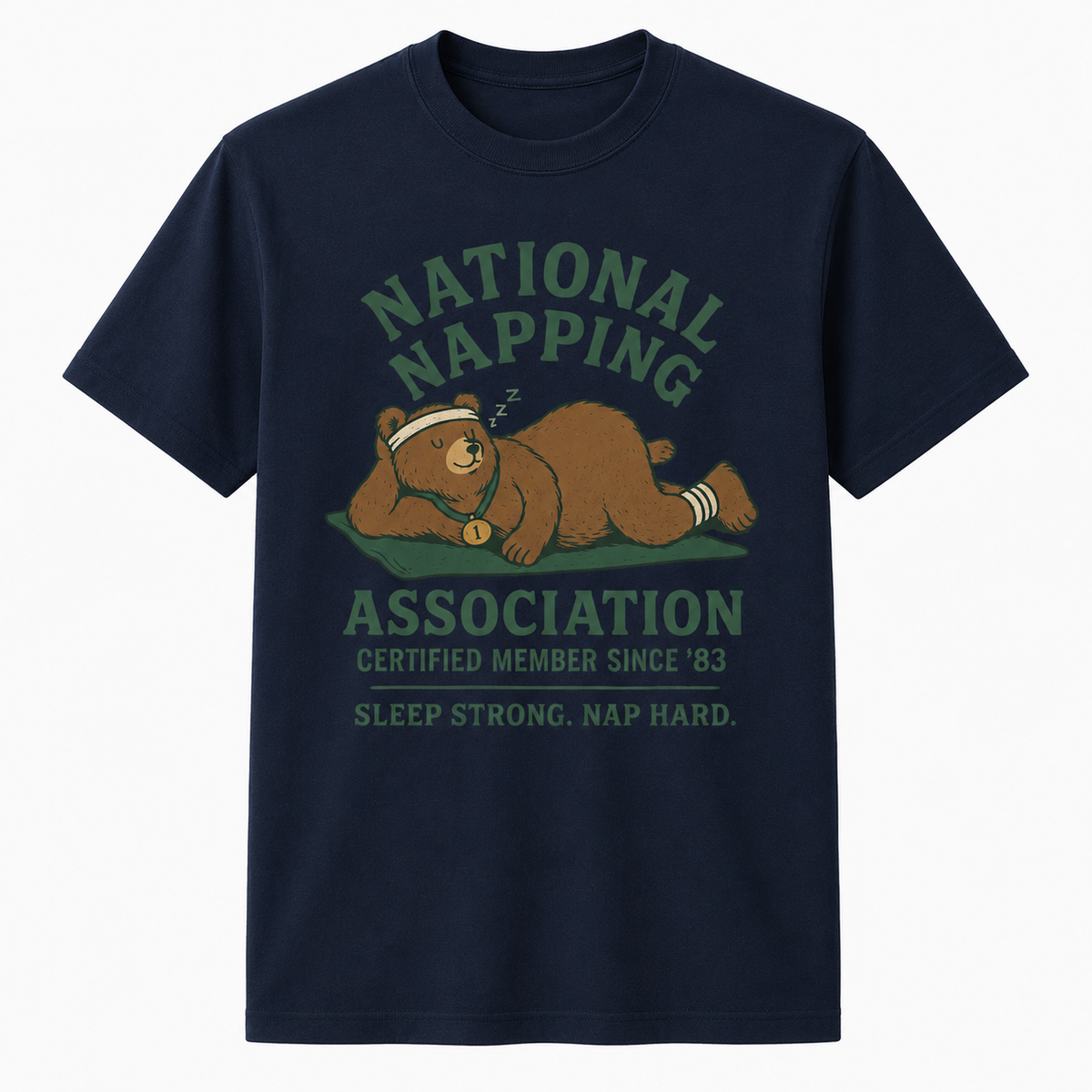 National Napping Association Bear Shirt