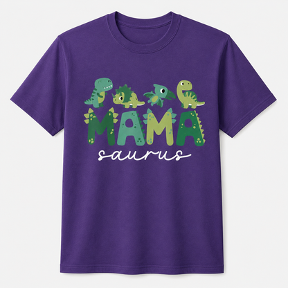 Mamasaurus Funny Mom Dinosaur Family Birthday T-Shirt