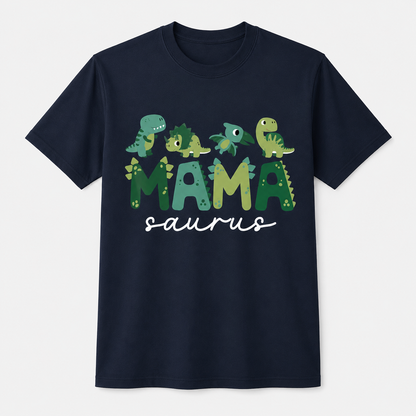 Mamasaurus Funny Mom Dinosaur Family Birthday T-Shirt