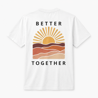 Better Together Sunset Graphic T-Shirt – Matching Couple Tee