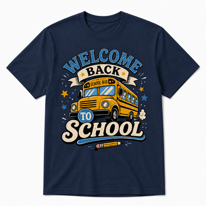 Welcome Back To School School Bus Shirt