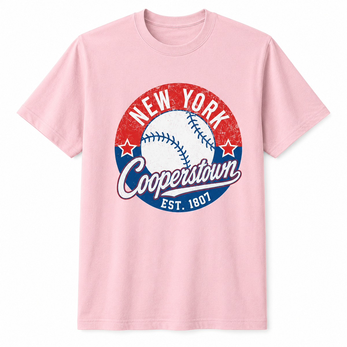 Cooperstown New York Vintage Baseball Shirt