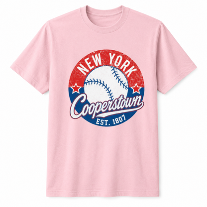 Cooperstown New York Vintage Baseball Shirt