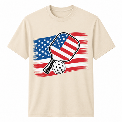 Pickleball American Flag 4th of July Shirt