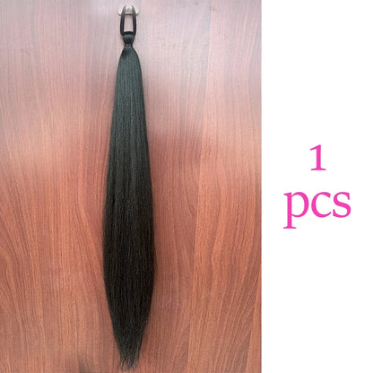 Synthetic Braiding Ponytail Hair Extension 28 Inch Colorful DIY