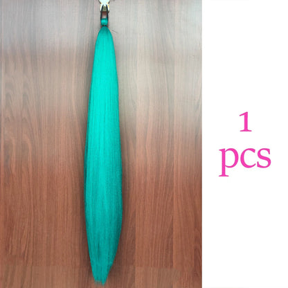 Synthetic Braiding Ponytail Hair Extension 28 Inch Colorful DIY