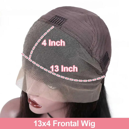 Water Wave Short Bob Wig – 4x4 & 13x4 Lace Human Hair, 200% & 250% Density