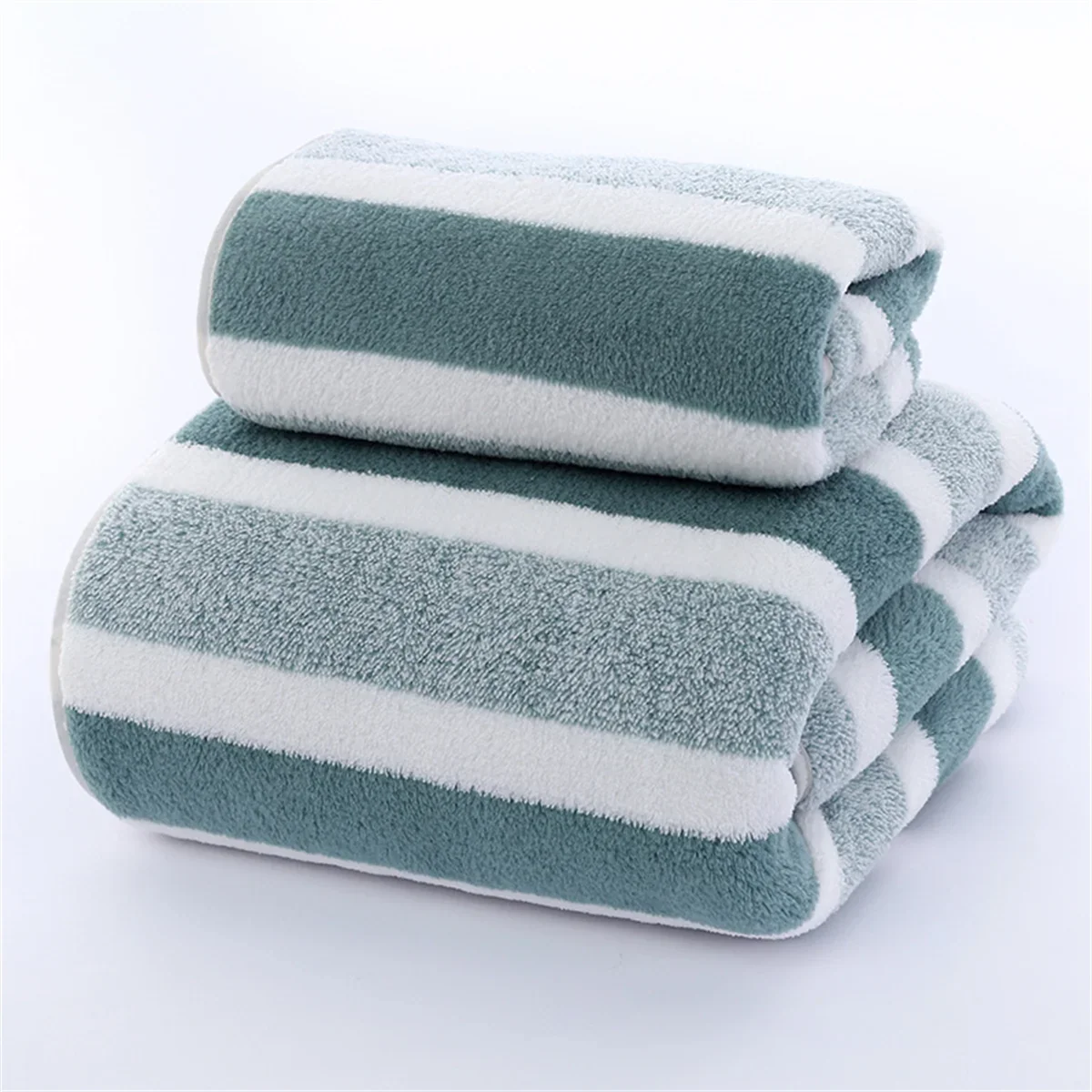 Striped Bath Towel Set – Soft, Absorbent & Quick-Drying
