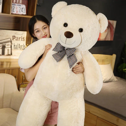 Giant Teddy Bear Plush Toy 41.3in – Super Soft Hugging Pillow Bear