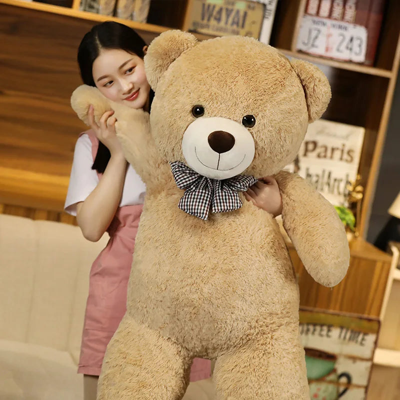 Giant Teddy Bear Plush Toy 41.3in – Super Soft Hugging Pillow Bear