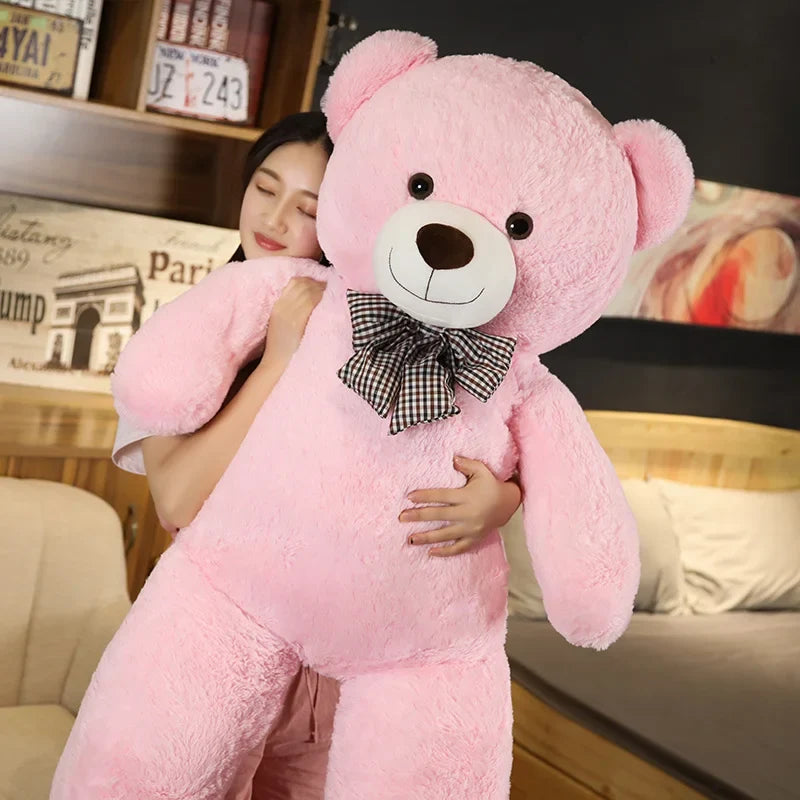 Giant Teddy Bear Plush Toy 41.3in – Super Soft Hugging Pillow Bear