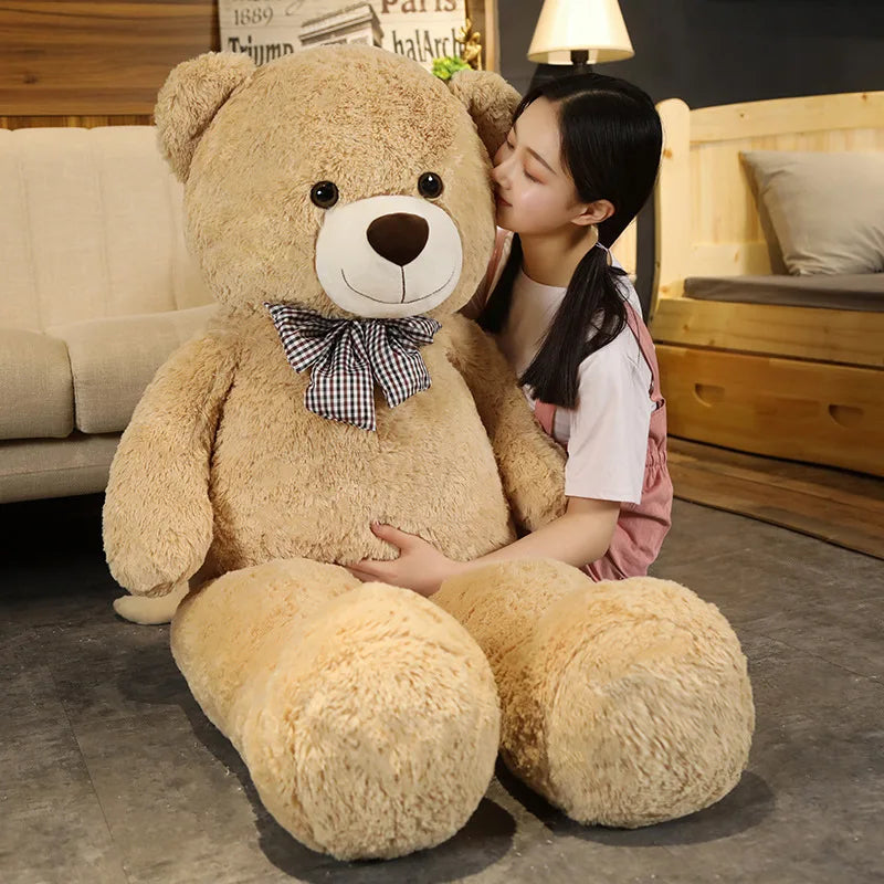 Giant Teddy Bear Plush Toy 41.3in – Super Soft Hugging Pillow Bear