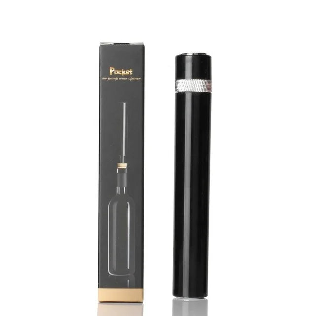 Air Pump Wine Opener – Stainless Steel Needle Corkscrew