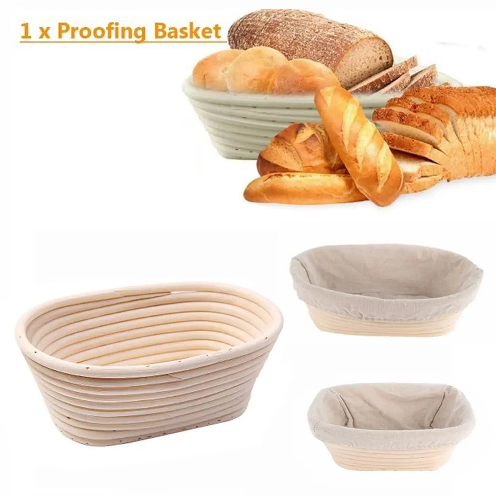 Banneton Bread Proofing Basket – Rattan Dough Proving Basket