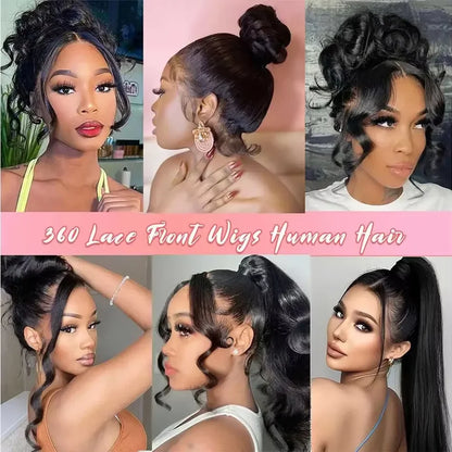 Bone Straight Lace Front Wig – Brazilian Human Hair 13x6 HD
