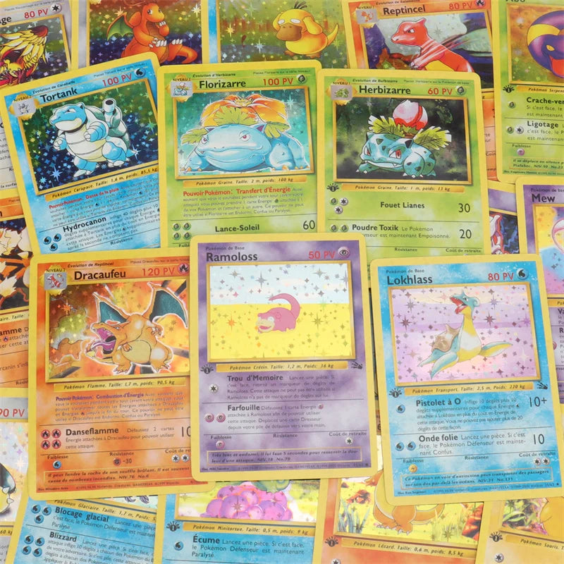 1996 French 1st Edition Pokemon Card Set 151 Pcs – Charizard Pikachu Mewtwo