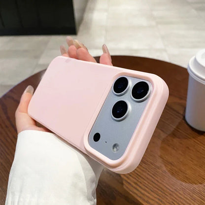 Candy Color Silicone iPhone Case – Matte Soft TPU Cover