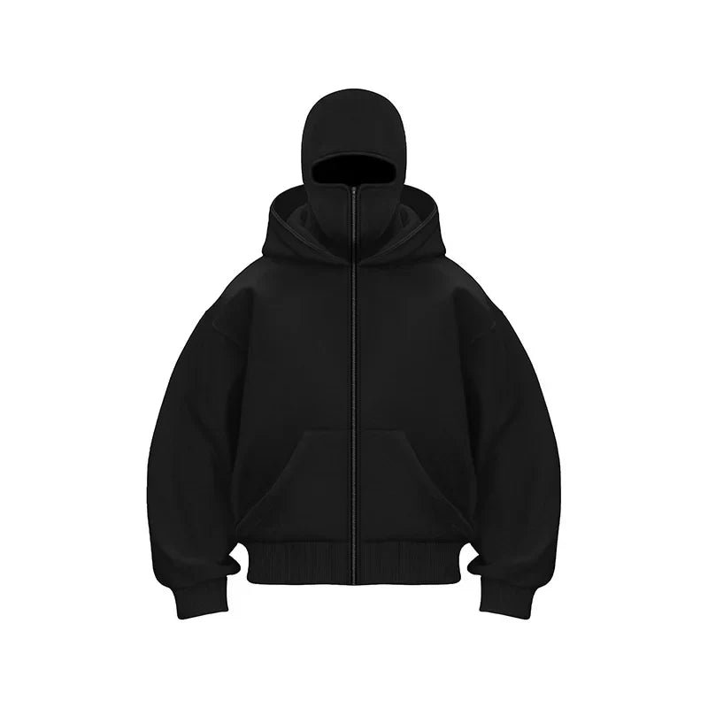 Labrador Graphic Double Layer Hoodie Goth Sweatshirt