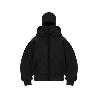 Labrador Graphic Double Layer Hoodie Goth Sweatshirt